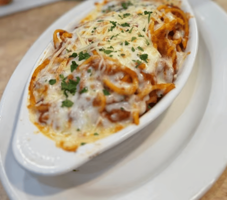 Baked Spaghetti Meat Sauce